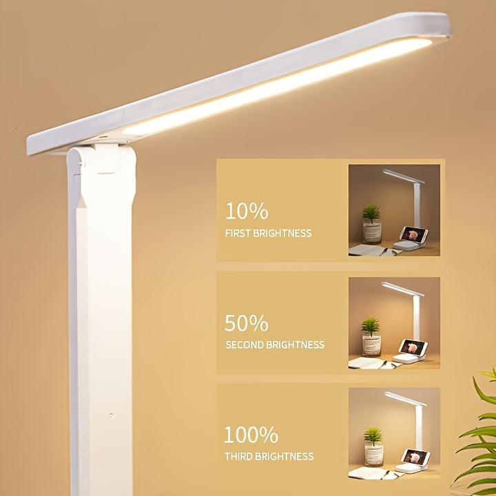 LUMOSHADE | 3-Level Touch Dimmable LED Desk Lamp – USB Powered