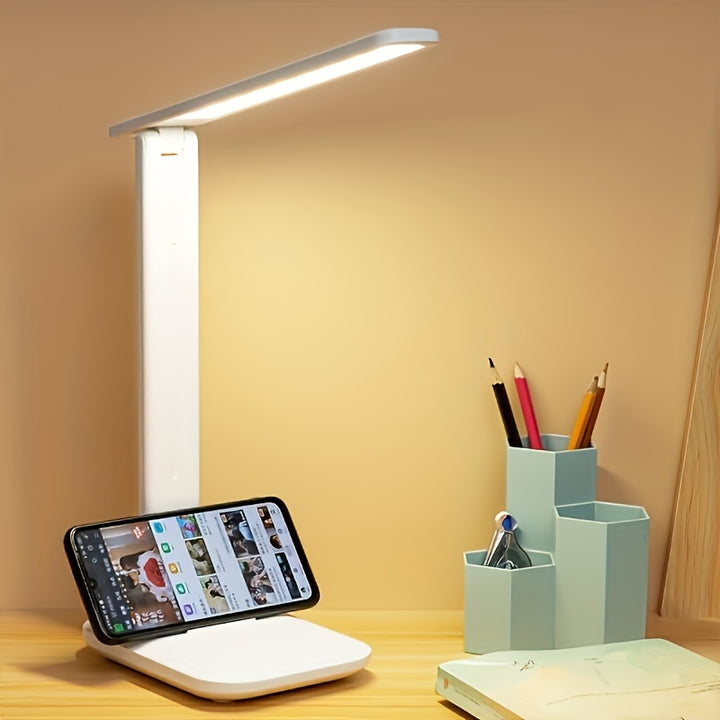 LUMOSHADE | 3-Level Touch Dimmable LED Desk Lamp – USB Powered